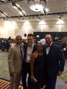 Derrick Greene, friends, and Will Handel