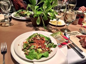 Meritage's Roasted Vegetable Salad: A blend of greens, oven roasted carrots, parsnips & cauliflower, red quinoa, roasted pumpkin seed with a balsamic vinaigrette. *The Farmer's Feast at The Georgia Organic's Conference 