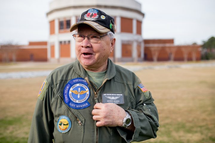 Photo of George Meeker of the Army Aviation Heritage Foundation